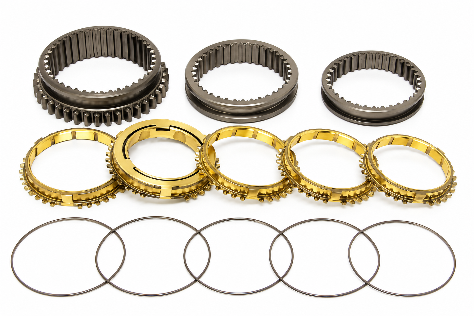 Synchrotech 97-98 CR-V AWD 1-5 Brass Synchro Sleeve Set